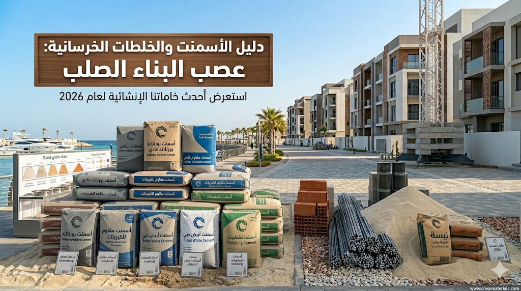 دليل أنواع الأسمنت واستخداماته: كيف تختار النوع المناسب لكل مرحلة بناء في الرياض ؟